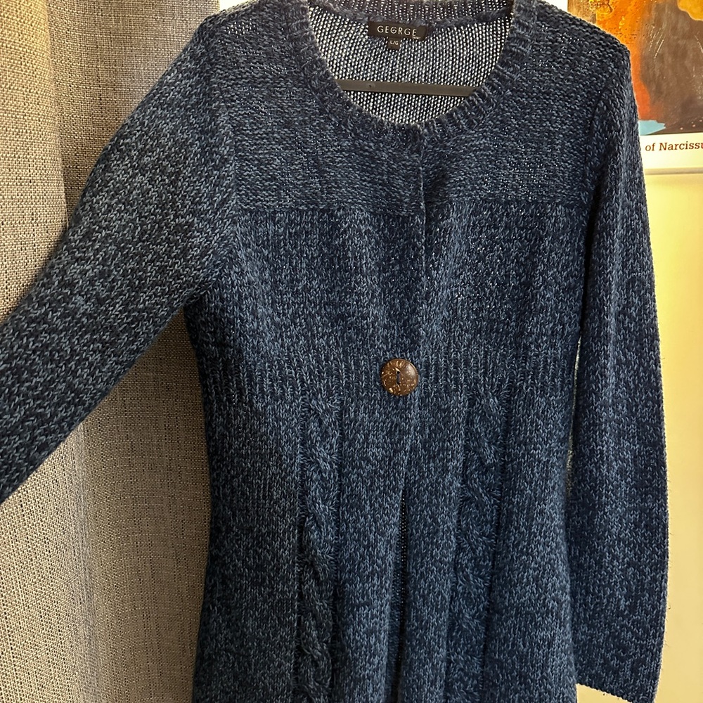 George Women's Dark Blue Cardigan